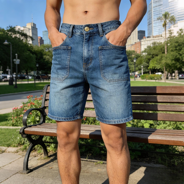 生成牛仔服装模特场景图 (2)